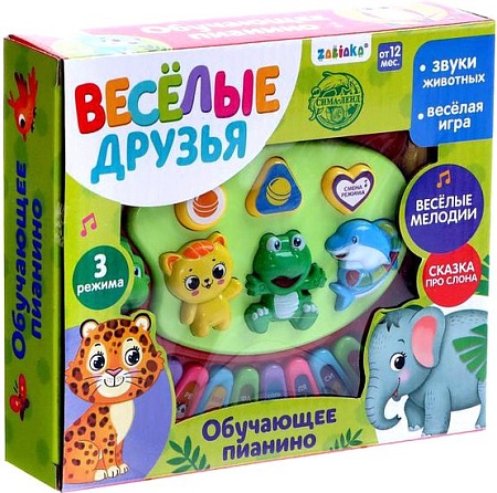 Развивающая игра Zabiaka Веселые зверята 1 2155393