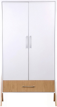 Шкаф распашной Polini Kids Porto 3100 0002573.163 (белый/дуб каменный)