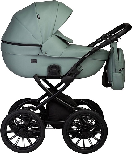 Универсальная коляска Indigo Mio ECO Plus 14" (2 в 1, 03/шалфей кожа)