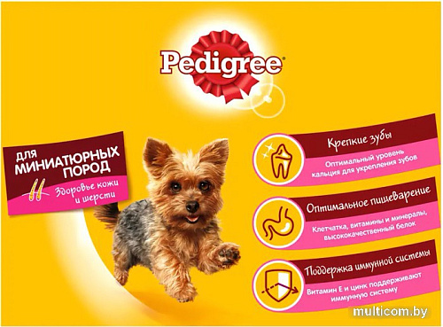Сухой корм для собак Pedigree для взрослых миниатюрных пород с говядиной 1.2 кг