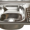 Кухонная мойка Mixline 538190 (левая, полированная, 0.4 мм)