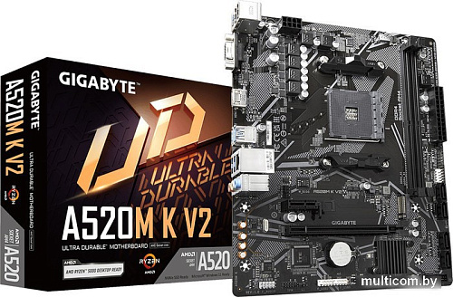 Материнская плата Gigabyte A520M K V2 (rev. 1.1)