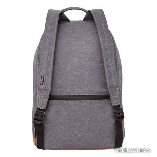 Школьный рюкзак Grizzly RQL-218-3 (черный/кирпичный)