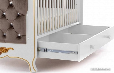 Классическая детская кроватка Nuovita Fulgore (белый)