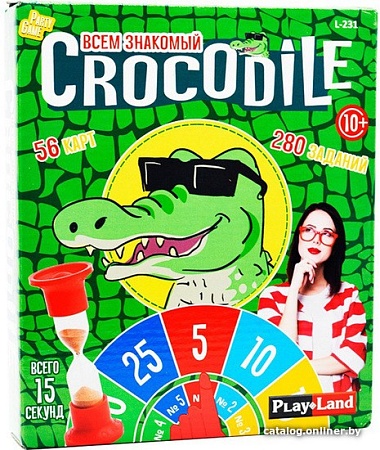 Настольная игра Play Land Крокодил L-231