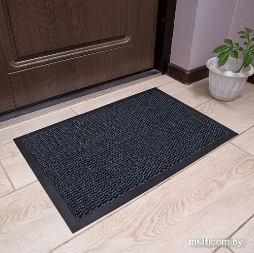 Придверный коврик Велий Сатурн 60x90 (антрацит)