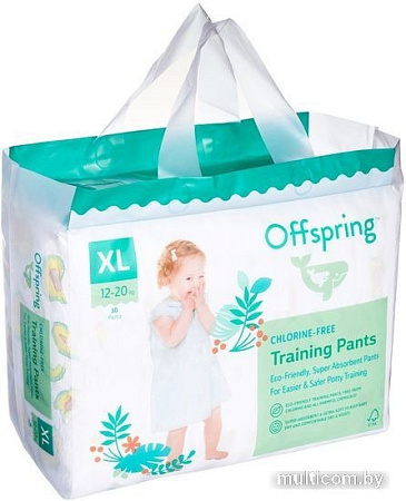 Трусики-подгузники Offspring XL 12-20кг Авокадо (30 шт)