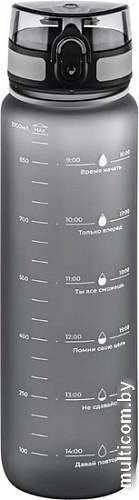 Бутылка для воды Elan Gallery Style Matte 1л 280178 (серый)