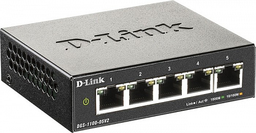 Коммутатор D-Link DGS-1100-05V2/A1A