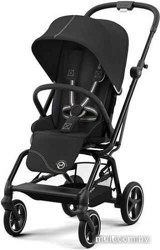 Коляска прогулочная «книга» Cybex Eezy S Twist+2 (BLK moon black)