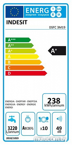 Посудомоечная машина Indesit DSFC 3M19