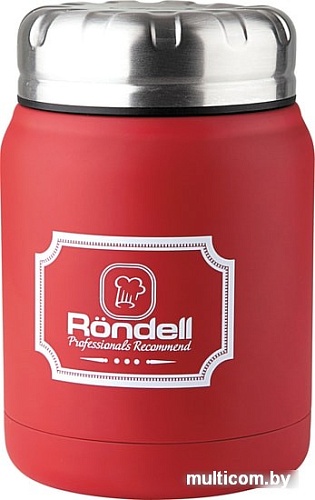 Термос для еды Rondell RDS-941 0.5л (красный)