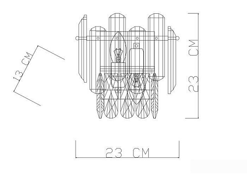 Бра Divinare Bellatrix 3510/17 AP-2