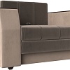 Кресло-кровать Лига диванов Атлантида 113850 (велюр, коричневый/бежевый)