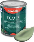 Краска Finntella Eco 3 Wash and Clean Sypressi F-08-1-1-LG91 0.9 л (светло-зелен)