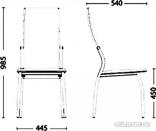 Стул Nowy Styl Martin chrome (EV 12)