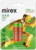 Аккумулятор Mirex AAA 1100mAh 2 шт HR03-11-E2