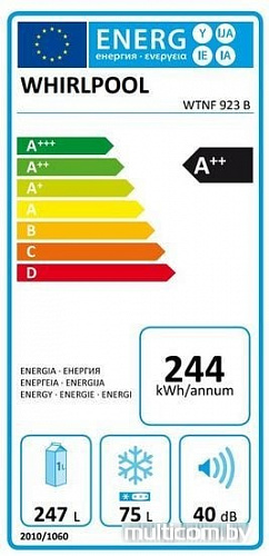 Холодильник Whirlpool WTNF 923 W