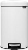 Brabantia Pedal Bin NewIcon 12 л (минерально-белый)