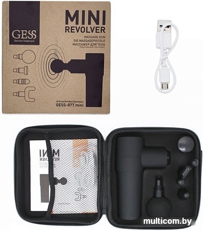 Массажный пистолет Gess Revolver GESS-877 Mini