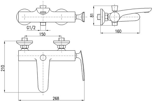 Смеситель Slezak RAV Тигрис TG154.5