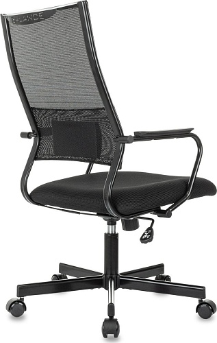 Офисное кресло Бюрократ CH Balance черный Elastic-102 TW-11 (сетка/ткань крестовина металл черный)