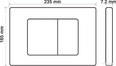 Панель смыва Oliveeka 011-GD (золото)