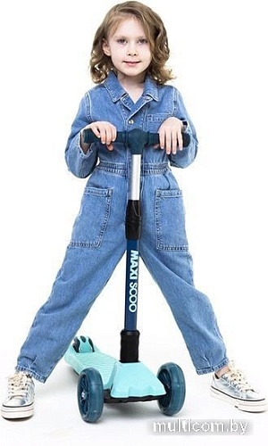 Трехколесный самокат Maxiscoo Junior Delux MSC-J072004D (мятный)