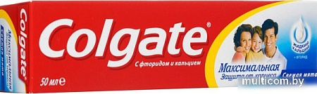 Зубная паста Colgate Mаксимальная защита от кариеса. Свежая мята (50 мл)