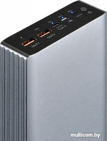 Портативное зарядное устройство Digma DG-PD-30000-SLV