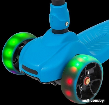Самокат Novatrack Rainbow Car 120C.RAINBOW.BL20 (синий)