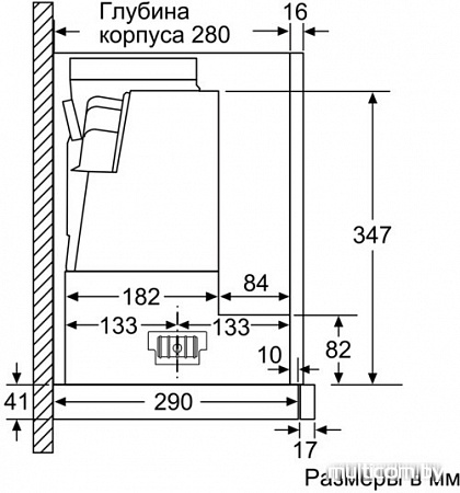 Кухонная вытяжка Bosch DFR067E51