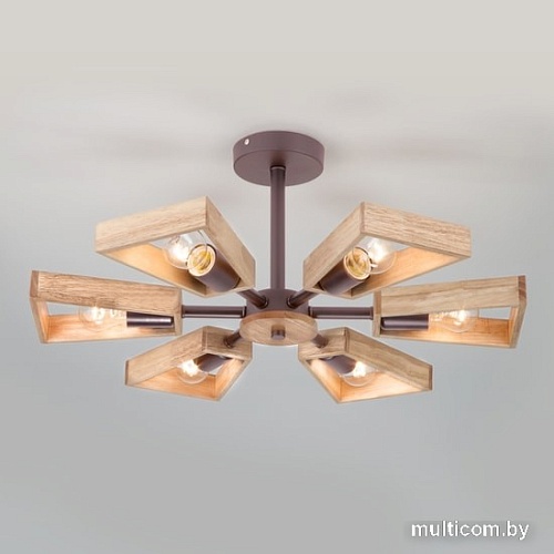 Люстра средней высоты Евросвет Klark 70056/6 (кофе)