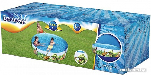Каркасный бассейн Bestway Динозавр 55022 (183х38)
