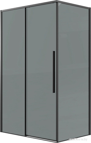Душевой уголок Grossman Galaxy 100x80x195 120.K33.01.1080.21.10 (черный матовый/тонированное стекло)