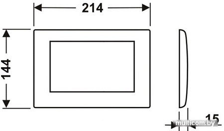 Tece Planus 9240312 (белый матовый)