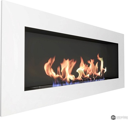 Биокамин ZeFire Elliot 1500 с белой рамкой