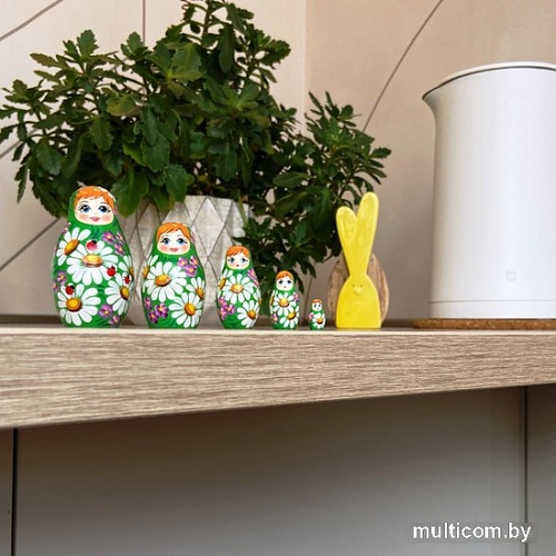 Развивающая игра Брестская Матрешка В летнем сарафане с ромашками (набор 5 шт)