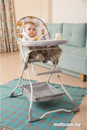 Стульчик для кормления Carrello Buddy T-633/1 (white elephants)