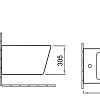 Биде Vincea Q-Line VB1-12G1B