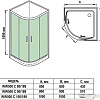 Душевой уголок WeltWasser WW500 С 100/189