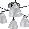 Люстра средней высоты Mirastyle BL-7766/6 CR+BK