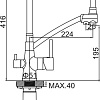 Смеситель Ledeme L4855D-12
