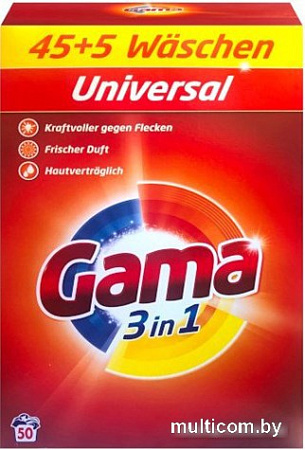 Стиральный порошок Gama Универсальный 3 кг