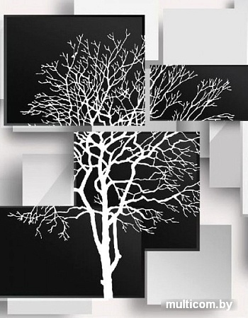 Фотообои Citydecor Дерево 3D Инь-Янь 1 с защитным покрытием 200x254