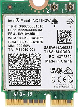Wi-Fi/Bluetooth адаптер Intel AX211NGWG