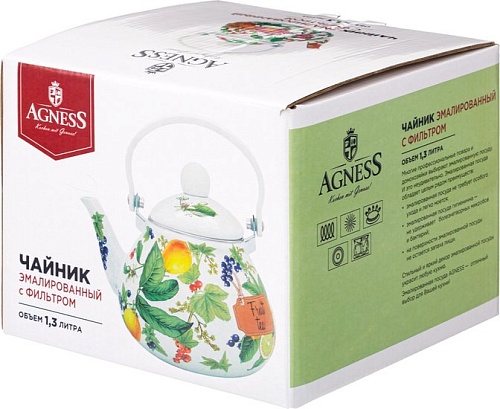 Чайник без свистка Agness Fruit Basket 934-585