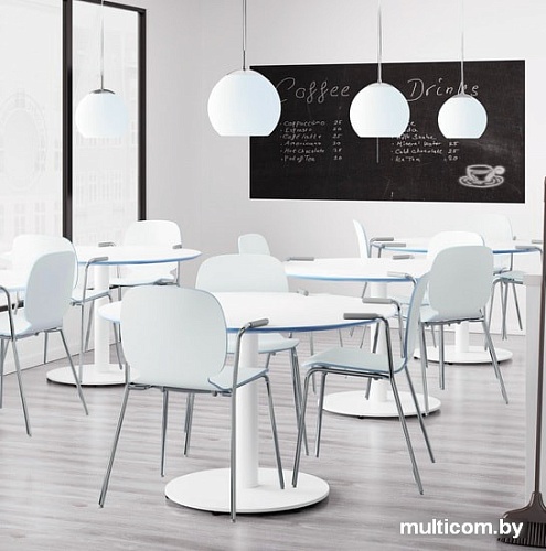 Стул Ikea Свен-Бертиль (белый/дитмар хромированный) 392.271.54