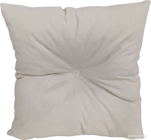 Декоративная подушка Sled Квадратная 40x40x12 (молочный)