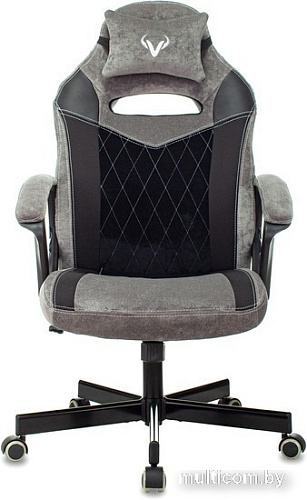 Офисное кресло Бюрократ Zombie Viking 6 Knight Fabric (серый/черный)